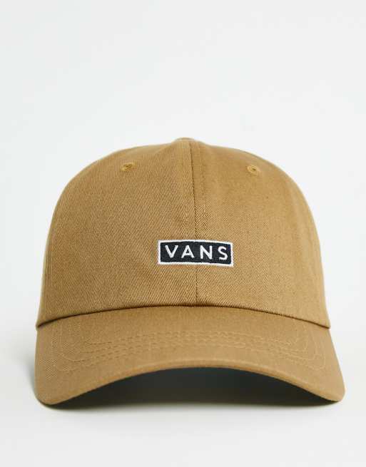 Vans Curved Bill Jockey cap in brown ASOS