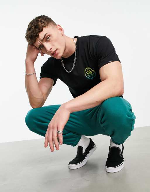 Vans Custom Classic back print t-shirt in black, 4 of 4