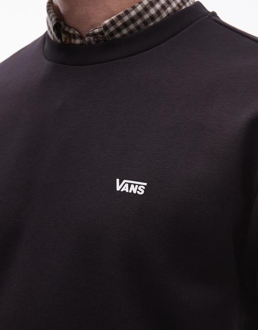 Vans – Czarna bluza o regularnym kroju z logo na lewej piersi, 5 z 5