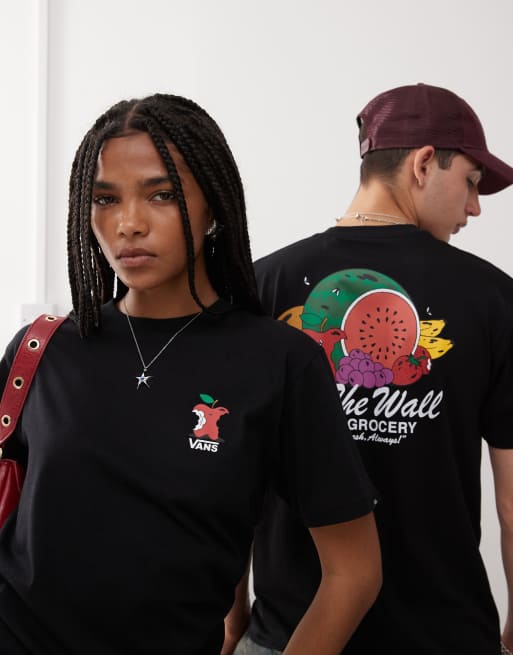 Vans – Czarny T-shirt z nadrukiem na plecach – Tylko w ASOS, 4 z 4