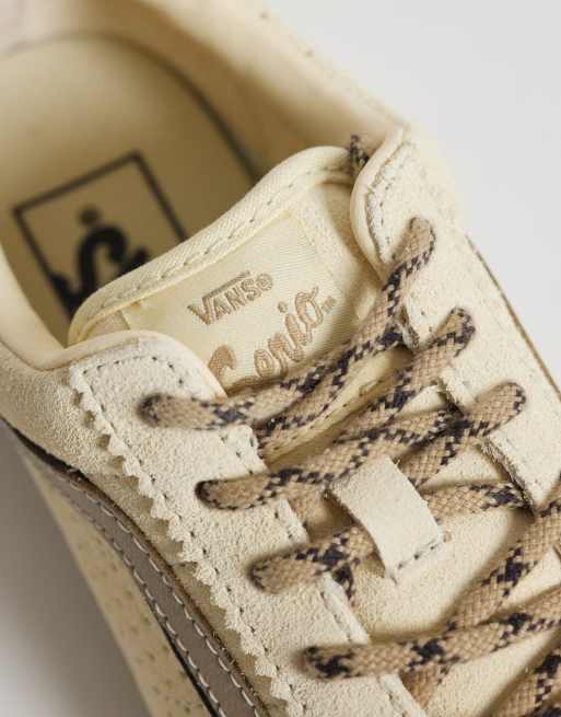 Vans dames Super Lowpro sneakers in beige, 4 van 5