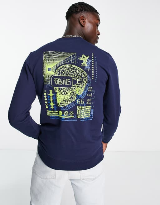 Vans - Data Select - Sweatshirt in marineblauw 