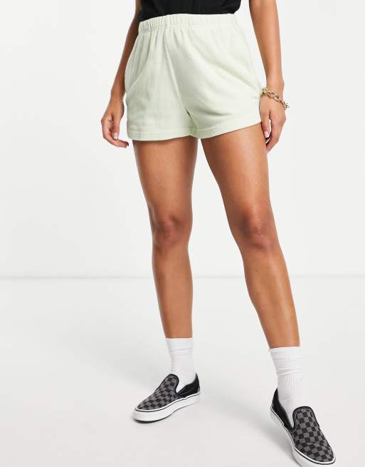 Vans shorts womens clearance Green