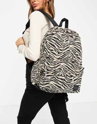 Vans zebra hot sale backpack