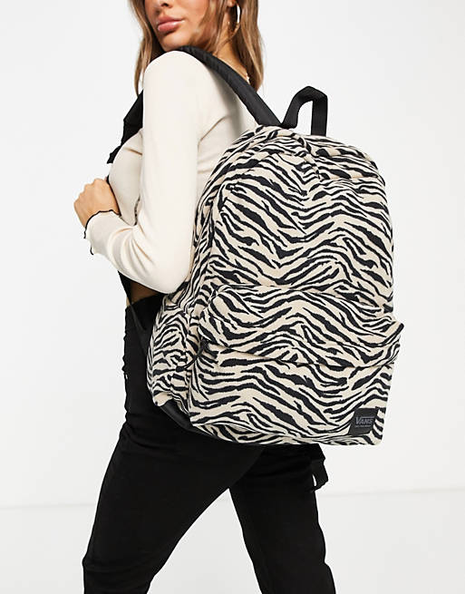 Vans Deana III backpack in zebra print