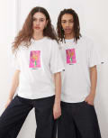 [Vans] Vans Decor small central graphic print t-shirt in white L WHITE