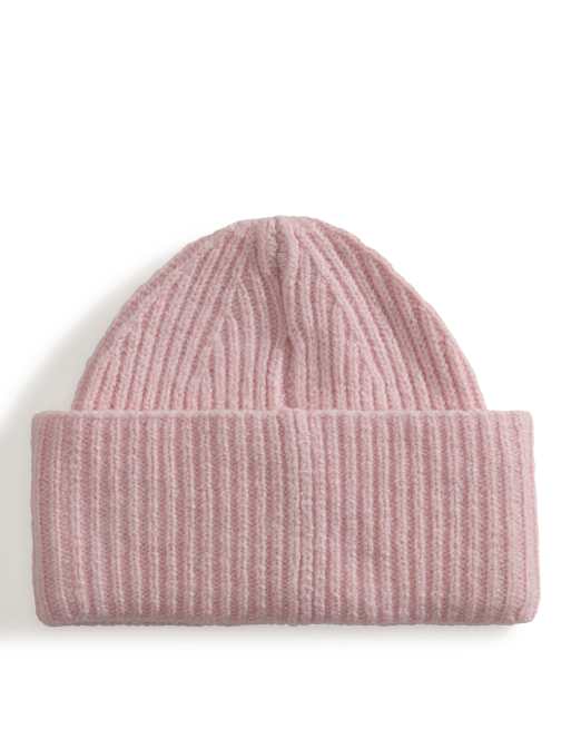 Vans Densmore beanie met brede omslag in lichtroze, 2 van 4