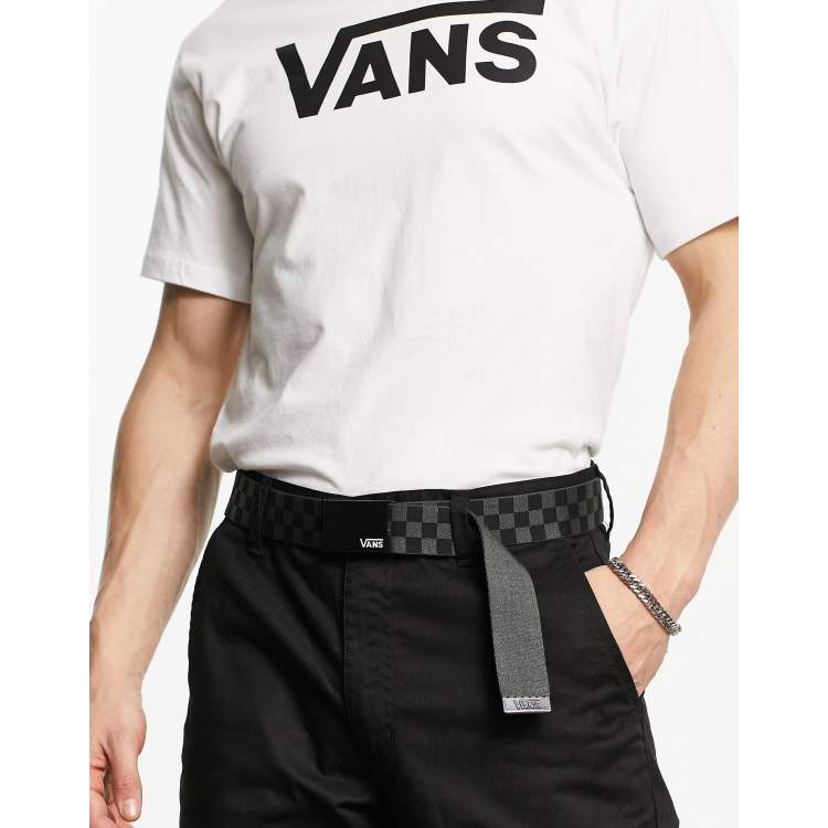 Black and store white vans belt