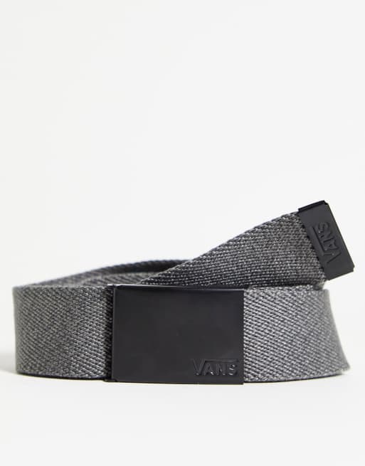 fornærme angre rookie Vans Deppster II checkerboard web belt in charcoal | ASOS