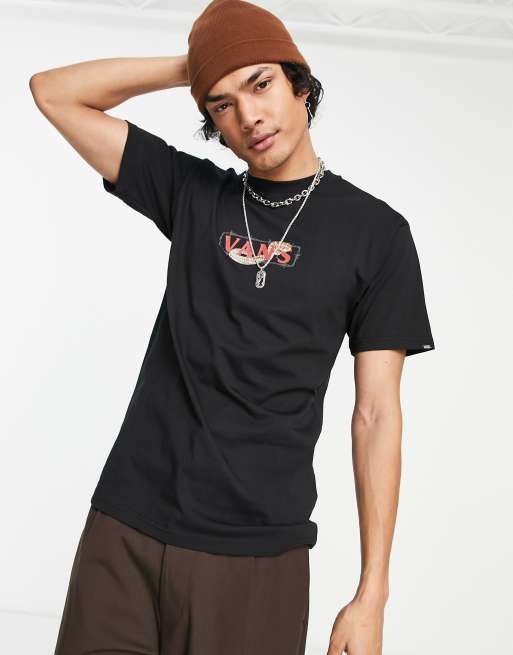 Vans Desert Pack Easy Box t-shirt in black | ASOS