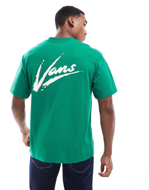 Vans – Dettori – Locker geschnittenes T-Shirt in sattem Grün