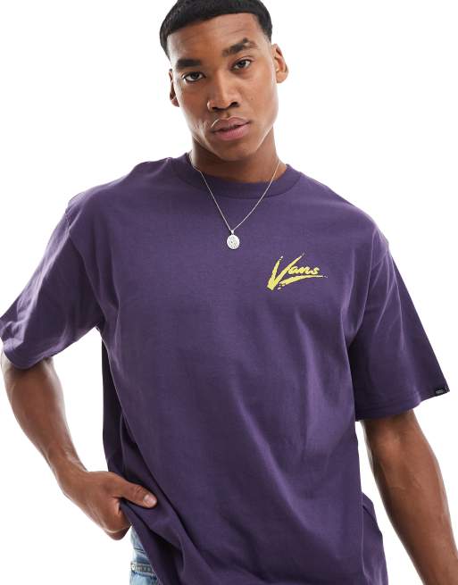 Vans Dettori T shirt ample Violet gothique ASOS