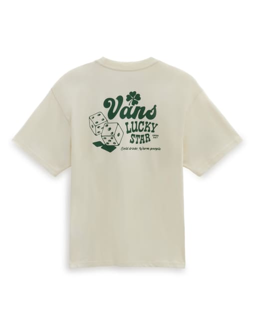 Vans - Diced - T-shirt a maniche corte ampia color marshmallow