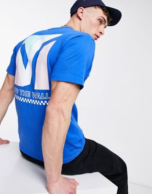 Homme Vans - Dimensions - T-shirt avec imprimé au dos - Bleu