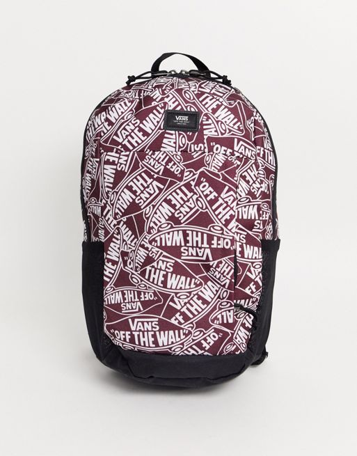 Vans Disorder backpack in burgundy | ASOS