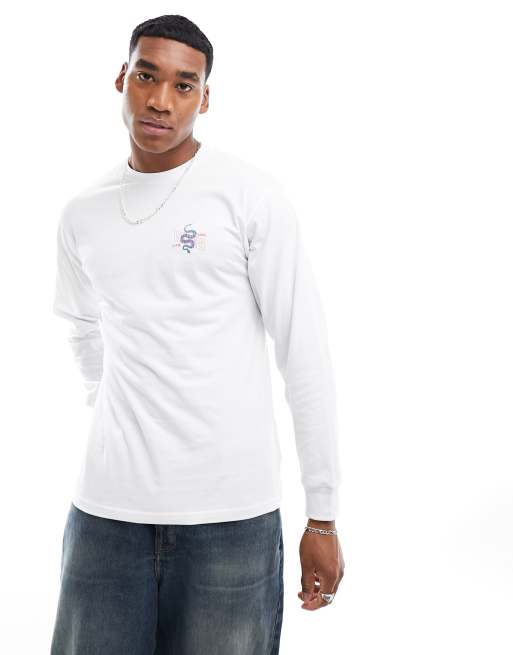 Mens vans long sleeve t sale shirts