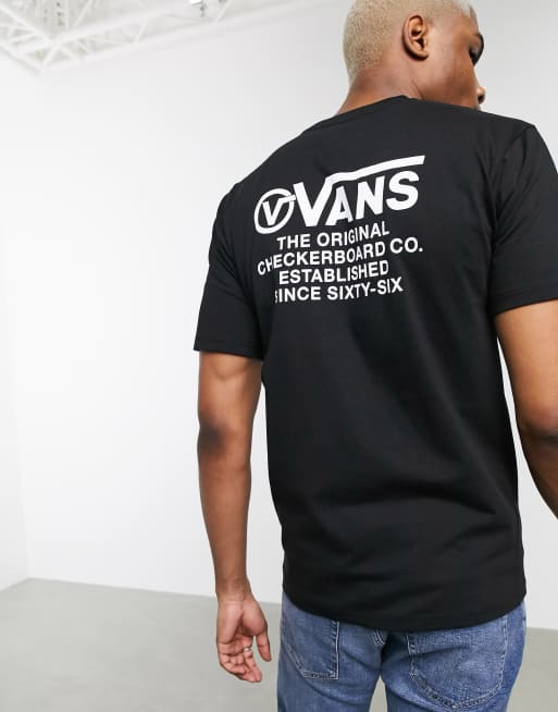 Vans Distortion Type t shirt in black ASOS