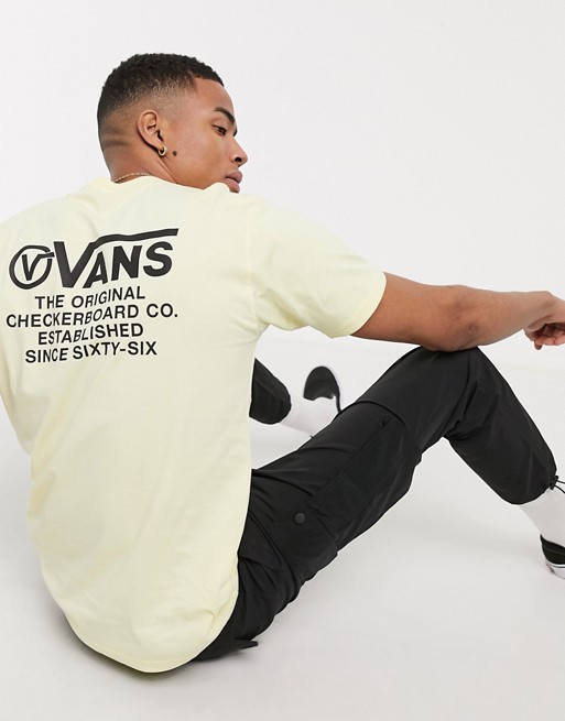 Vans Distortion Type t-shirt in double cream
