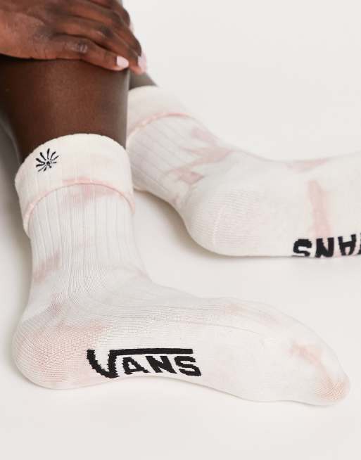 Vans - Divine Energy - Sokken met verwassen print in gebroken wit 