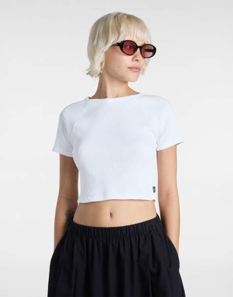 Vans Drew baby tee in white - view 1