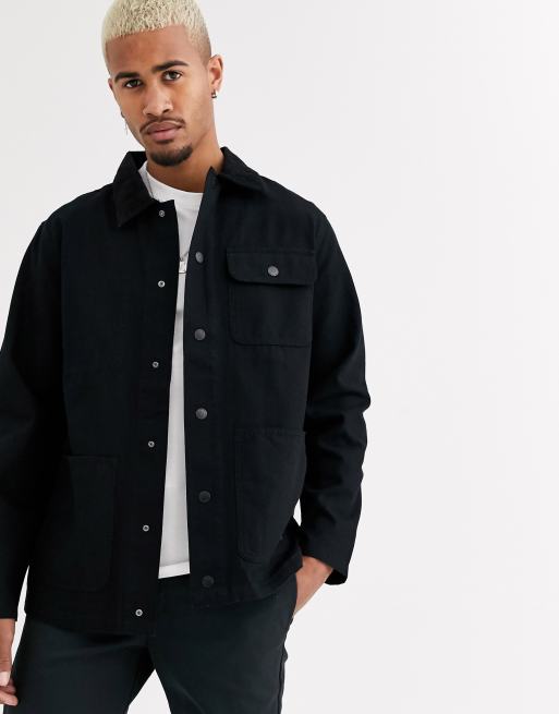 Vans drill chore sales coat black