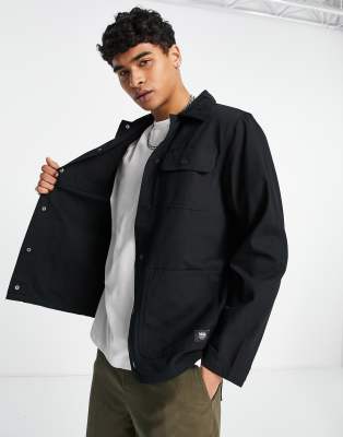 black jacket vans