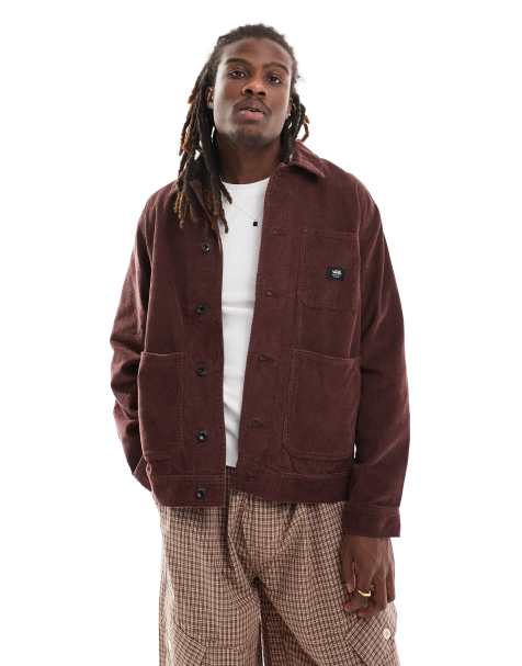 Vans – Drill Chore – Cordjacke in Dunkelbraun - view 1