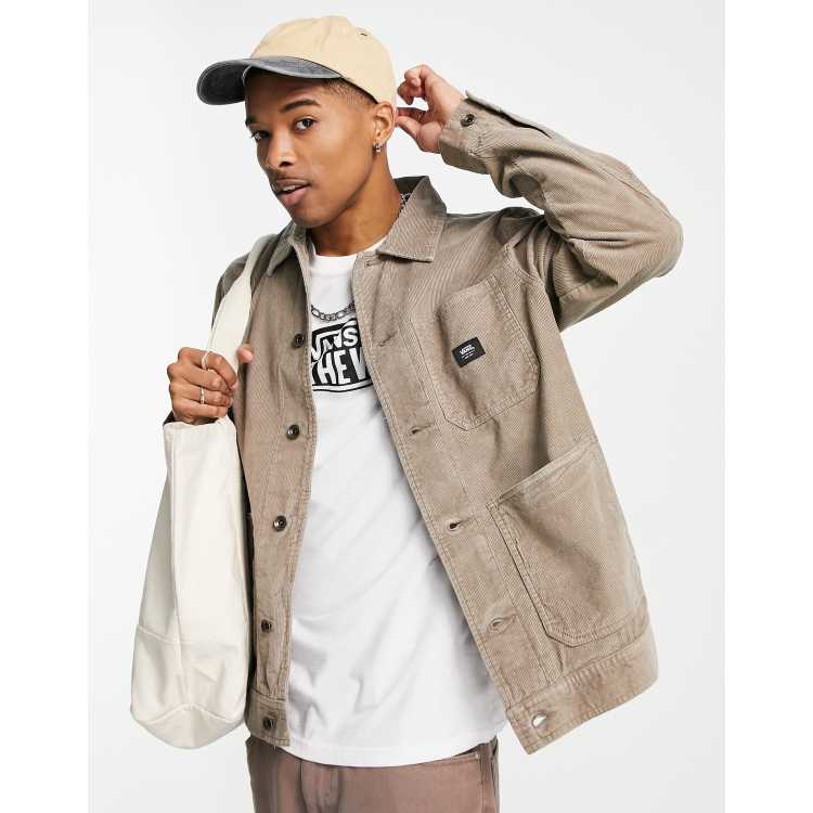 Beige chore jacket sale