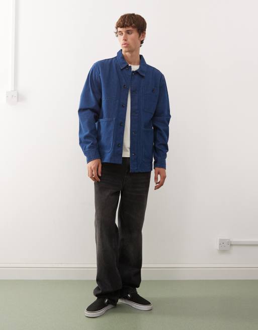 Vans - Drill Chore - Denim jack in indigo wassing | ASOS