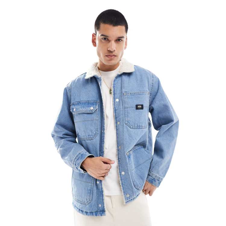 Giacca vans azzurra shop