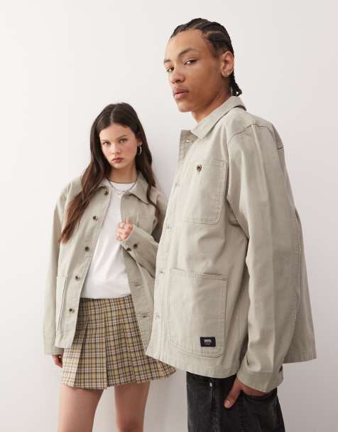 Vans – Drill Chore – Jacke aus Canvas in Grau - view 1