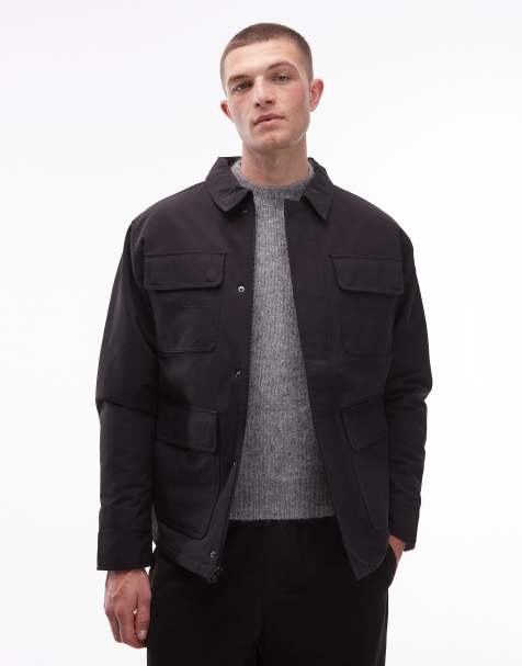 Vans – Drill Chore – Jacke aus Nylon in Schwarz - view 1