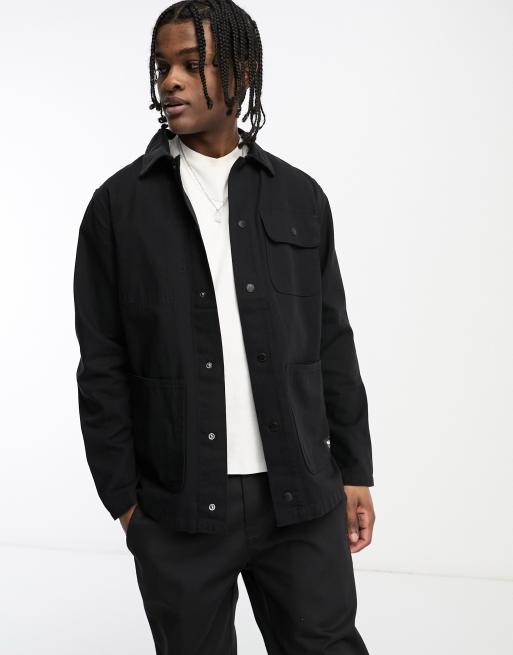 Vans Drill chore jacket in black | ASOS