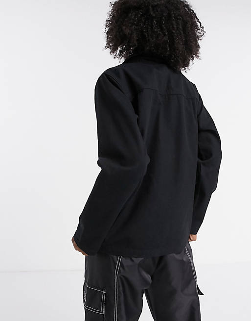 Women Vans Drill Chore jacket in black 