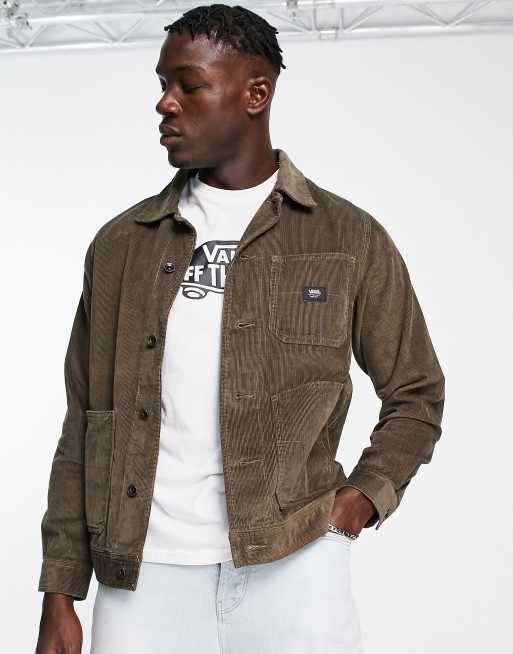 vans drill chore coat black