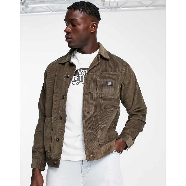 Vans windbreaker Brown clearance