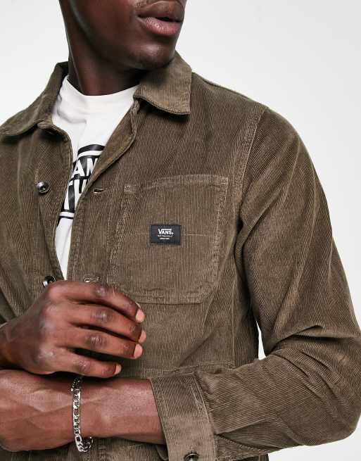 Vans jacket on sale mens Brown