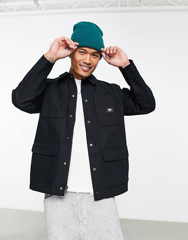 Vans - drill chore jacket lined in black