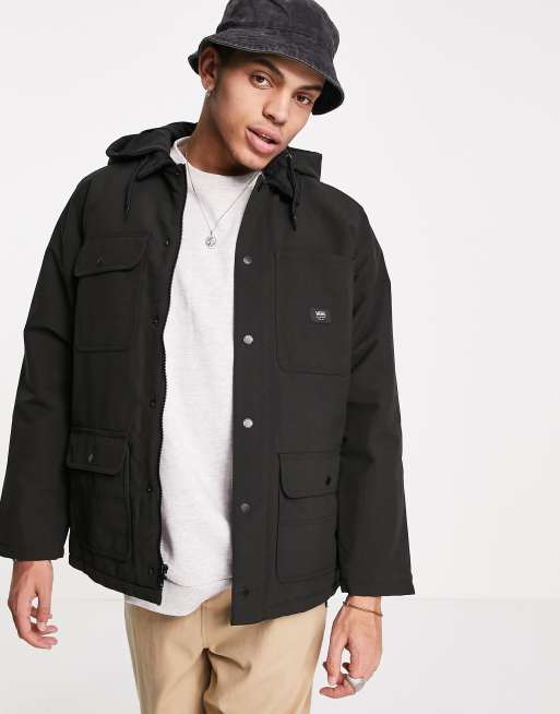 Vans drill chore outlet coat black