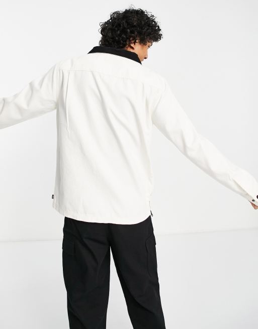 Vans jacket shop mens white