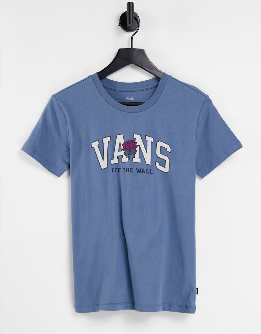 Vans Drop Out t-shirt in blue-Blues