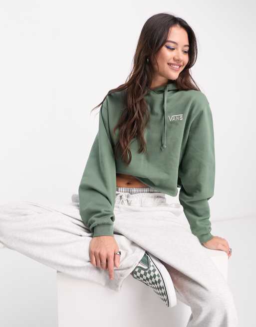 Vans on sale cropped hoodie