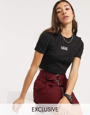 vans cropped tee