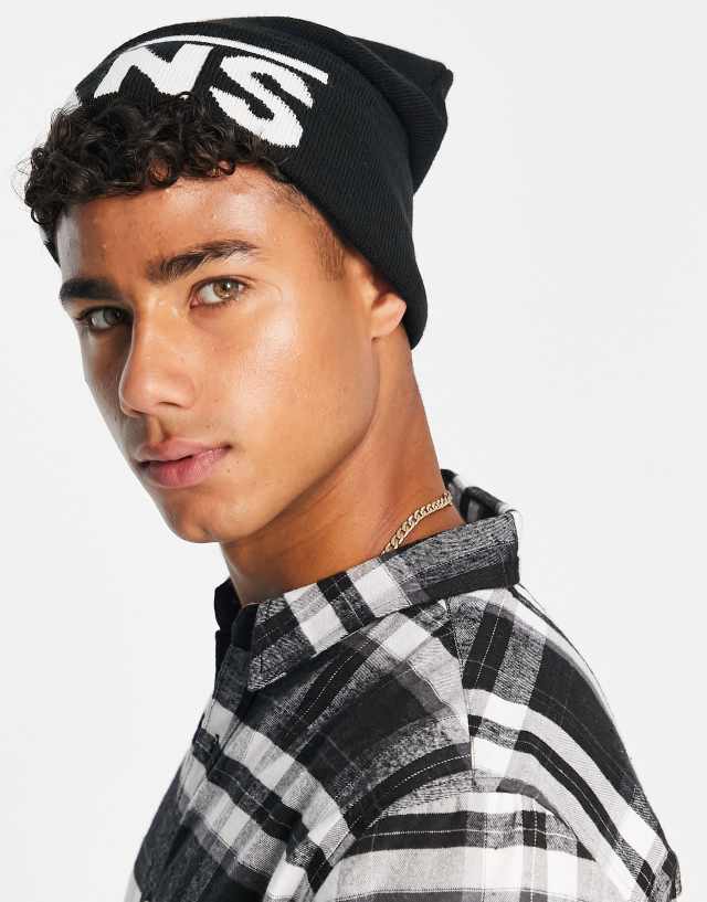 Vans Drop V cuff beanie in black