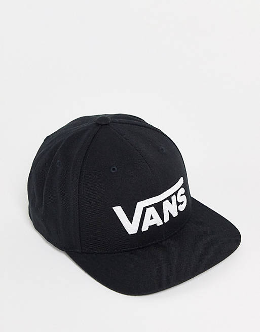 Vans – Drop V II – Snapback-Cap in Schwarz | ASOS