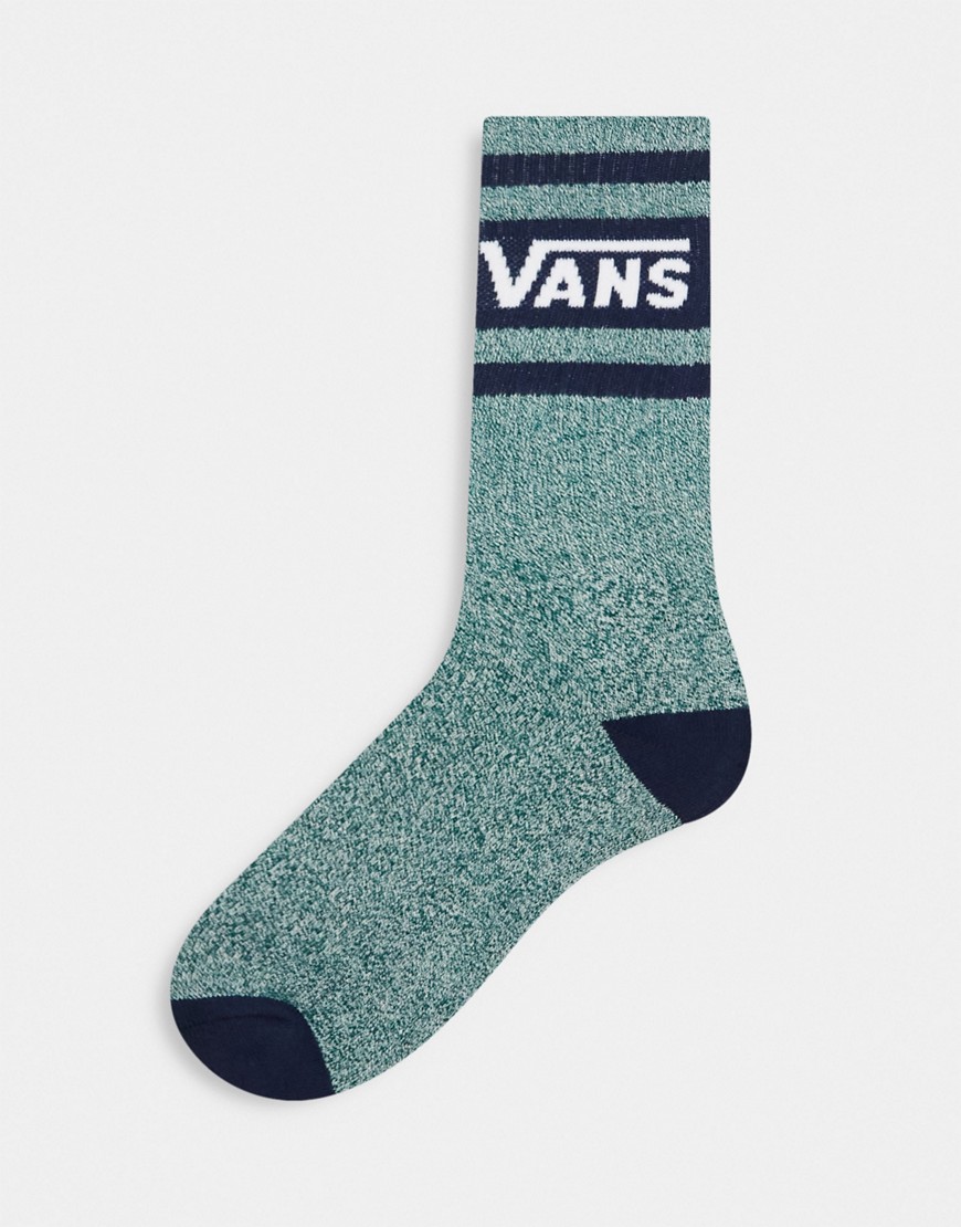 Vans drop v socks in green