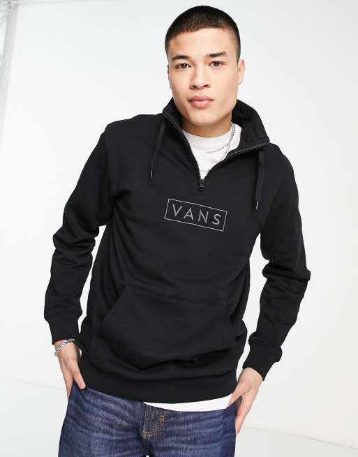 Vans Easy Box Felpa con cerniera lampo corta colore nero