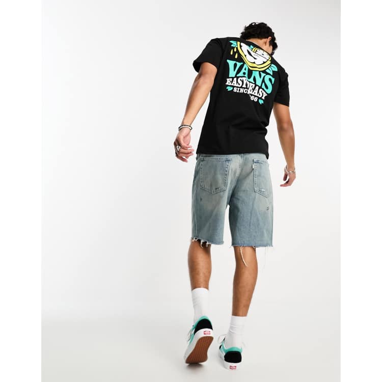 Vans easy peasy back print t - shirt in black - Vans Vault UA VR3