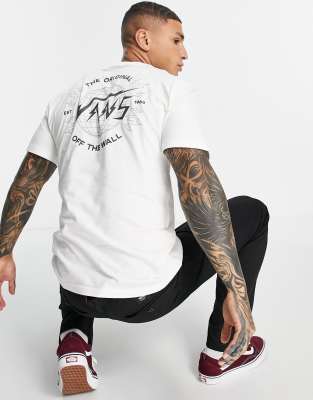 Vans Electrostatic Outline back print t-shirt in cream - ASOS Price Checker