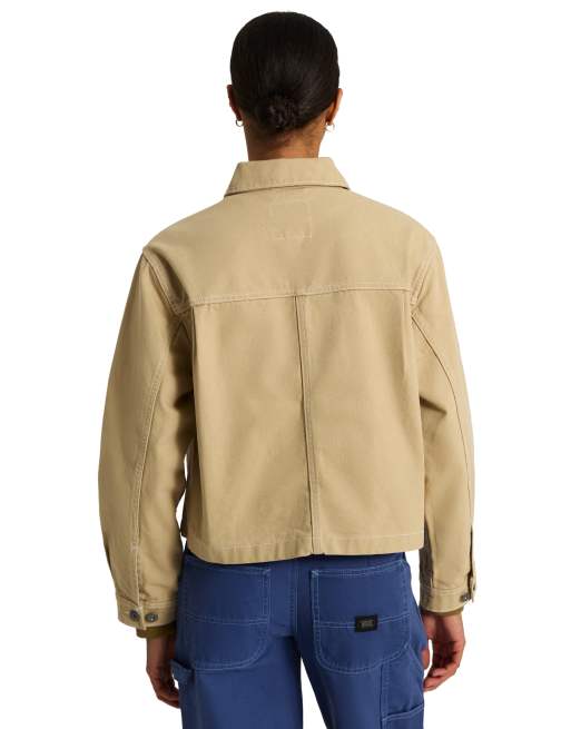 Vans Emily Boxy-Workwear-Jacke in Beige, 2 von 3